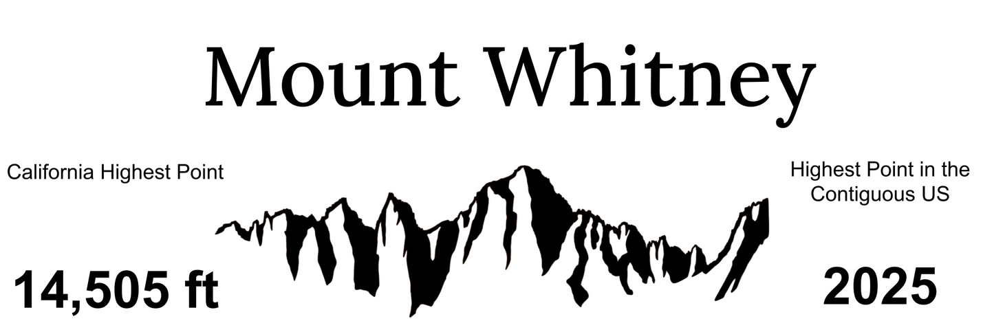 Handheld Banner - Mt. Whitney