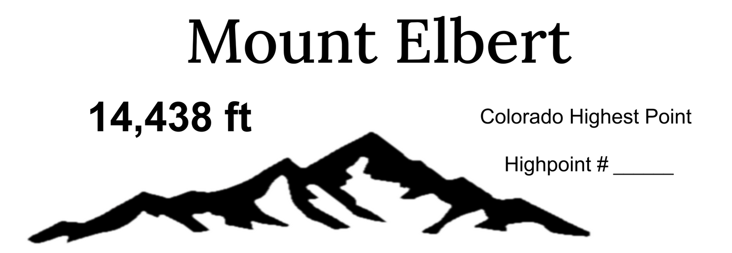 Handheld Banner - Mt. Elbert