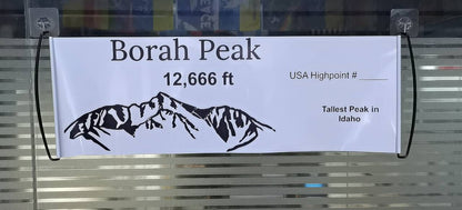 Handheld Banner - Borah Peak