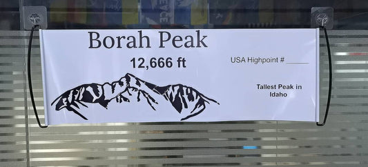 Handheld Banner - Borah Peak