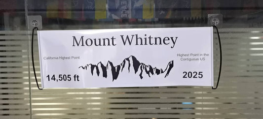 Handheld Banner - Mt. Whitney