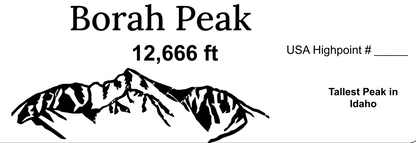 Handheld Banner - Borah Peak