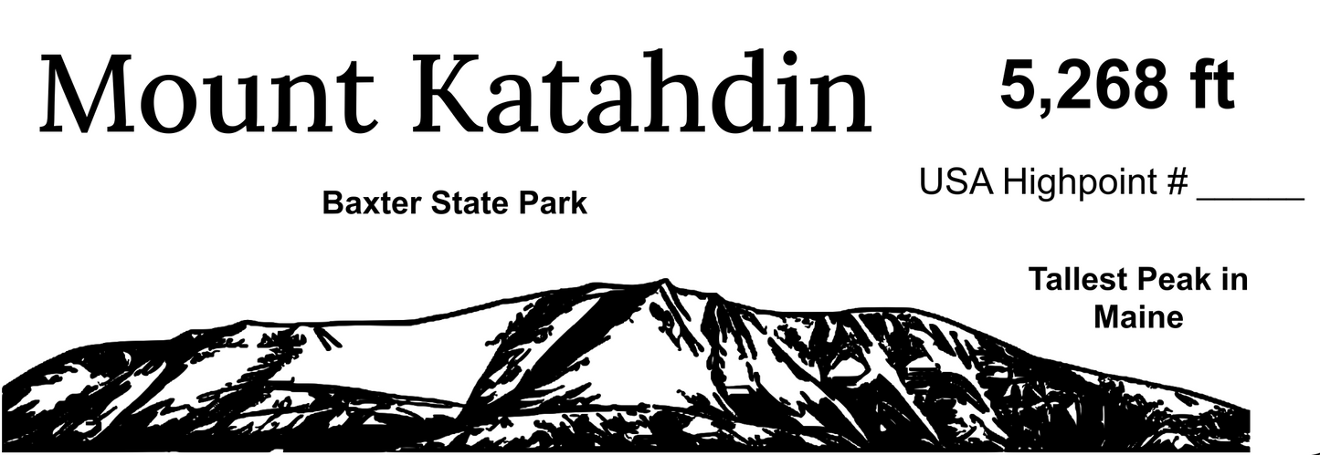 Handheld Banner - Katahdin